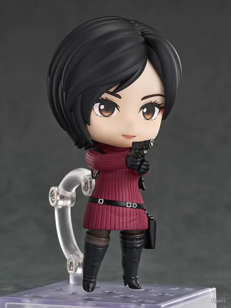 Q-Version Kurzhaar-Nendoroid 2761 Ada Wong Anime-Figur Modell Spielzeug Bewegliche Gelenke Sammlerstück Desktop-PC-Gehäuse-Ornament Fan-Geschenk – Detail 4