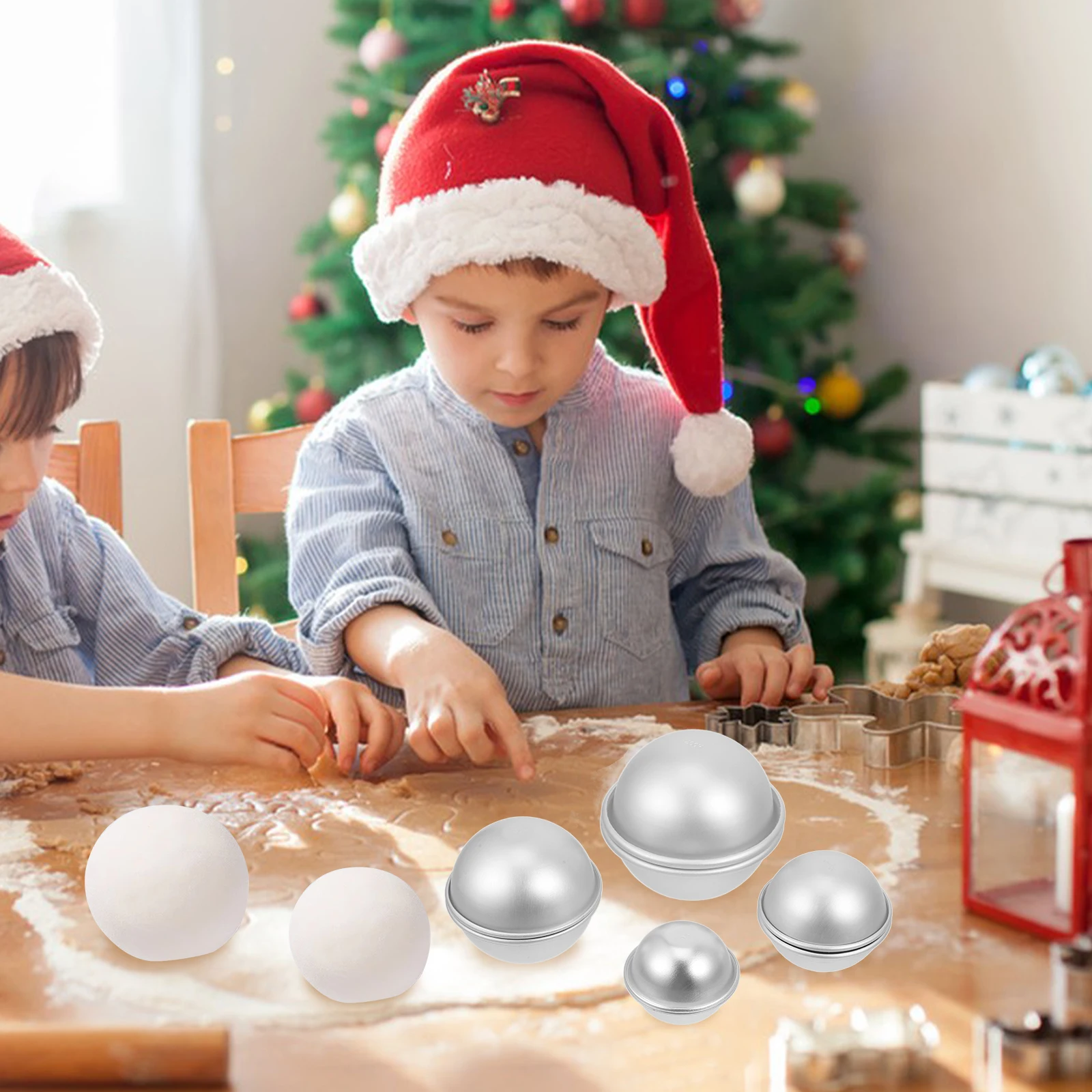 

8pcs Baking Ball Bath Salt Half Sphere Hemisphere Half Round Ball Bath Mould Mold Jelly Cake Chocolate Craft Supply Reusable