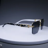 Fashion Rimless Sunglasses Men Women Populare Frameless Sun Glasses Male Female Classic Small Square Summer Traveling Shades - Image 4