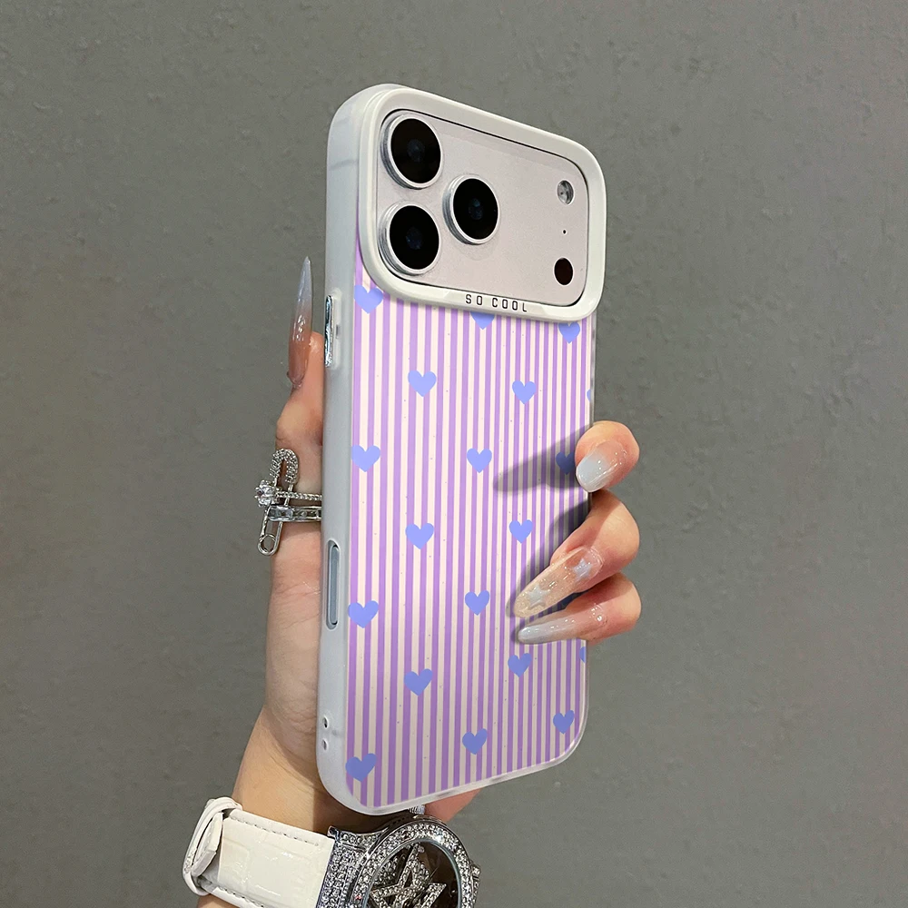 Herz- und Streifenmuster Luxus-Handyhülle für Xiaomi Redmi Note 17 Pro Max Hüllen für Redmi Mi 11 Lite 5G 12 14T 15T 13T Pro Lederhülle – Detail 11