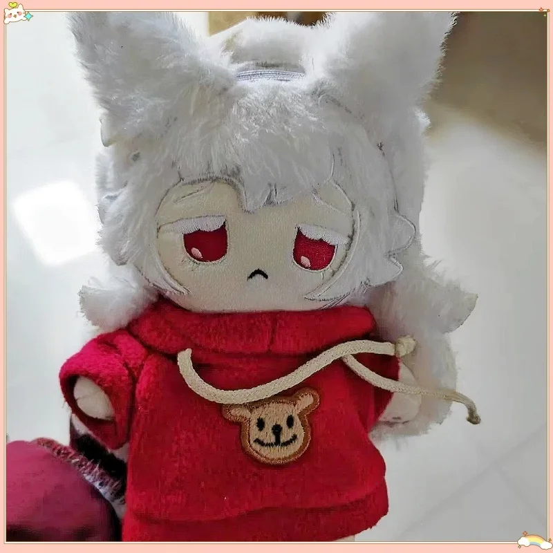 

20CM Cookie Run Kingdom Game White Lily Cookie Cute Plush Doll Body Dress Up Stuffed Toys Dolls Figures Gift for Adults And kids