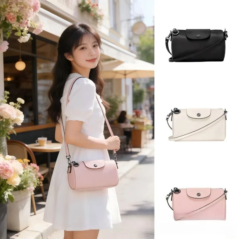 

New women's fashionable and versatile cylindrical shoulder bag with one shoulder and crossbody design