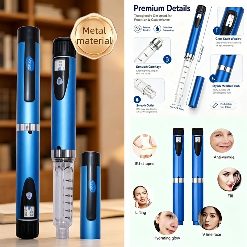 Best Price V2 Pen Injector 'Reusable 3ml Cartridge/' Sub Bottle Compatible Precise Dose Control Lilly Pen* Beauty Injection Tool