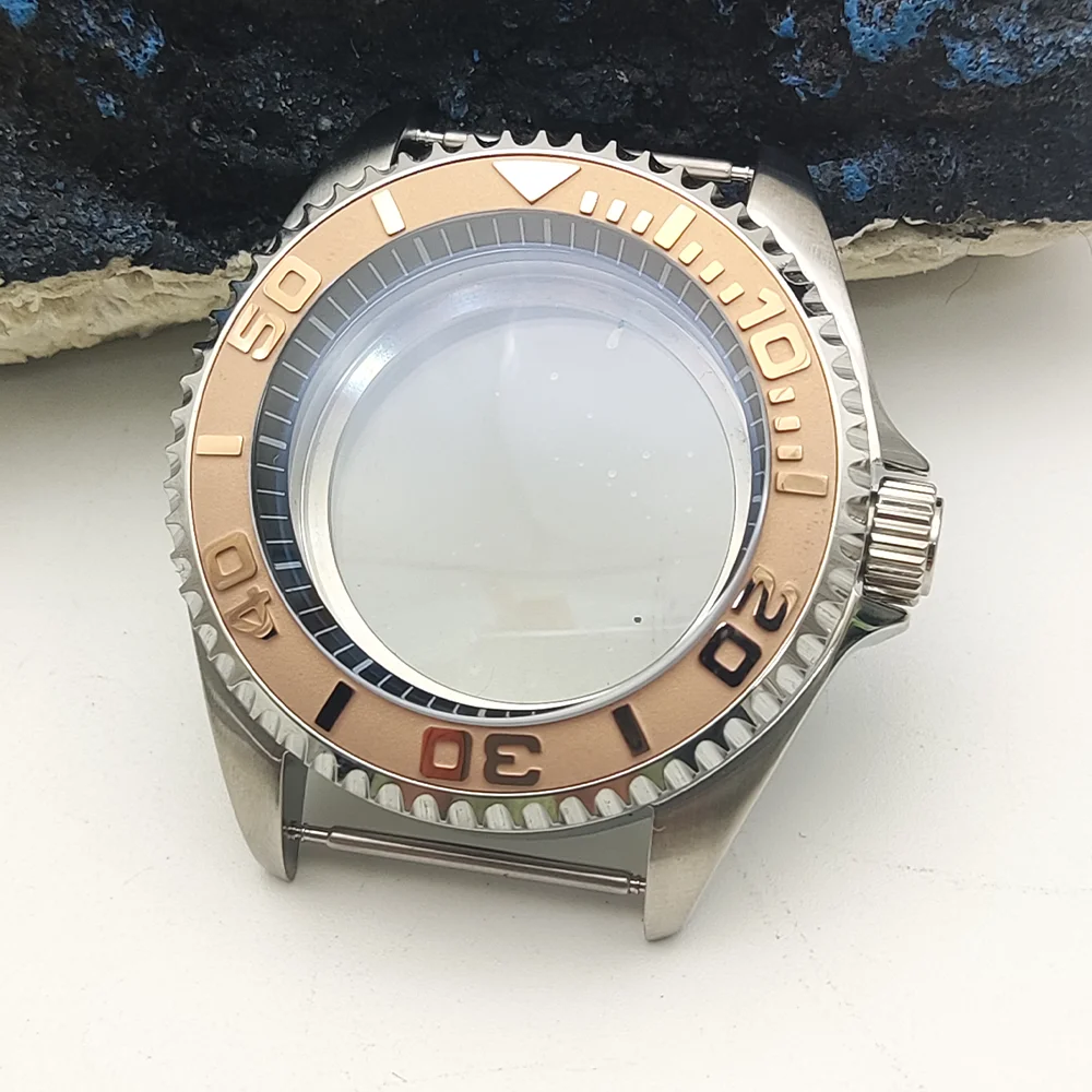 42 mm case fittings, matching bezel, sapphire double-thicknessed glass, NH35 case for NH36 movement image 4