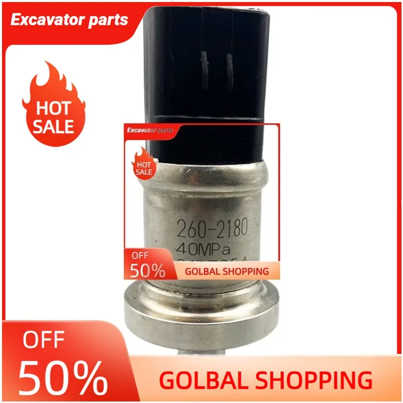 

High Pressure Sensor 260-2180 2602180 For Caterpillar Excavator