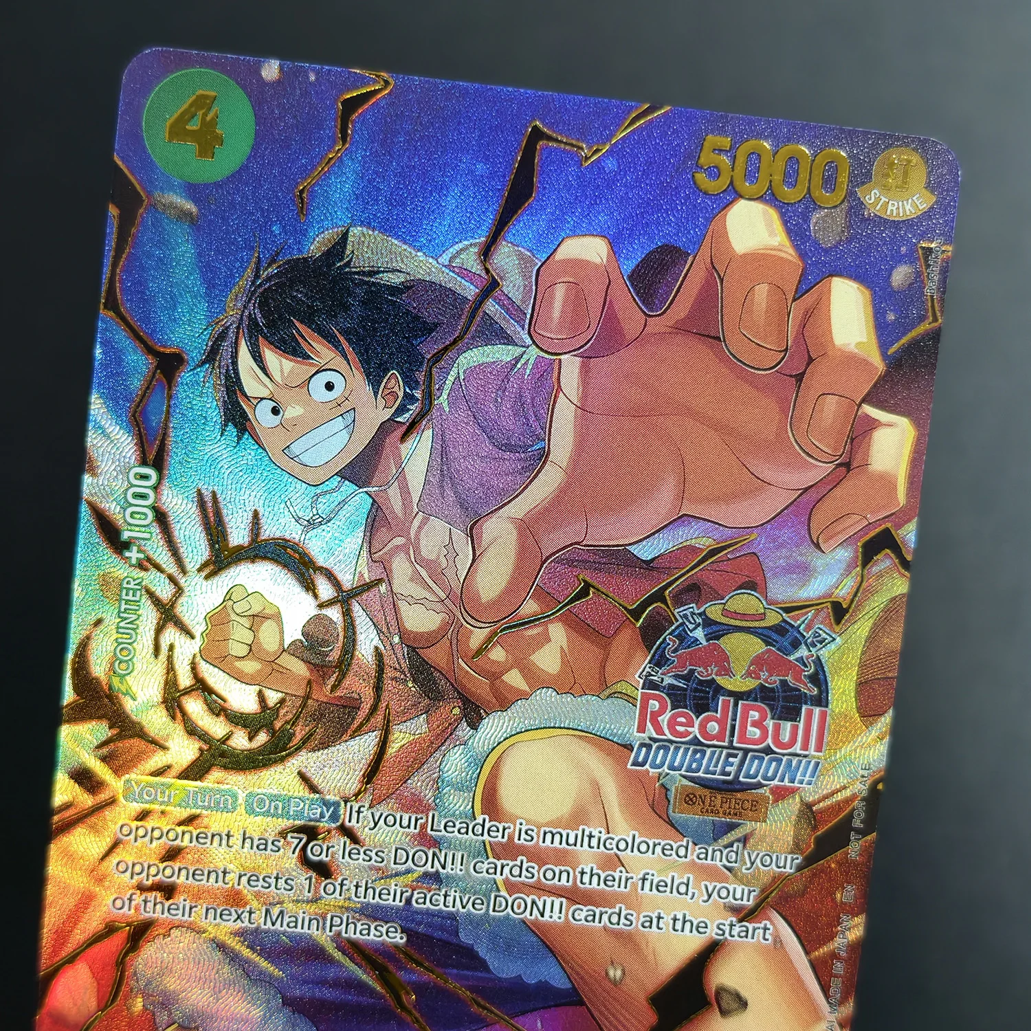 Monkey.D.Luffy Double Don!! Winner One Piece Promotion Cards PRB02-005 SR English TCG Anime Cards