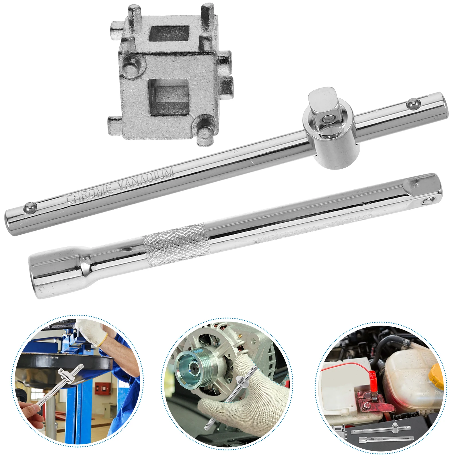 

Pump Adjustment Set Disc Brake Tool Caliper Compression Kit Steel Construction For Brake Pad Replacement Rear Repair Kick Speed