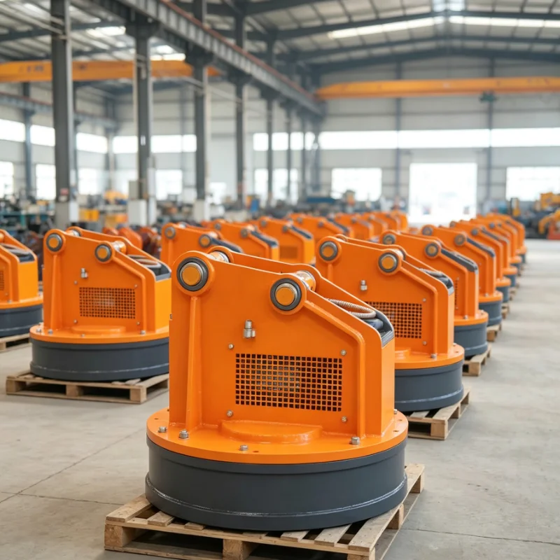 Customized Magnetic Separator Industrial Debris Magnet Attachment For Waste Iron Recovery Metal Scrap Gathering Clearing Device