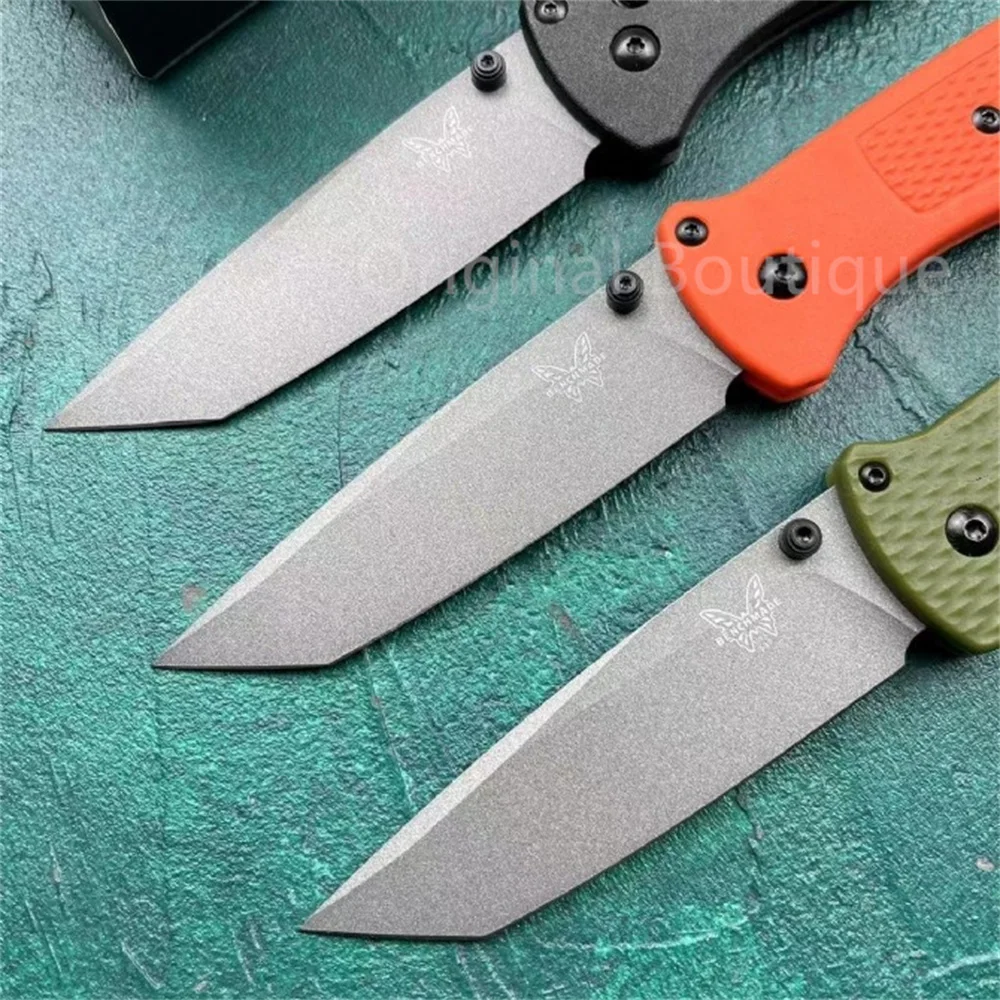 NEW BM 537 Bailout Folding Pocket Knife S35V Tanto Blade Nylon Fiber Handles EDC Tactical Knives Outdoor Camping Hunting Tool