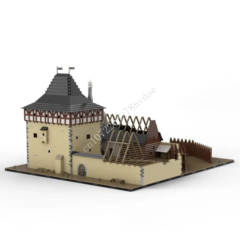 

6870 PCS Medieval Castle Building Blocks With Construction Site Scene Educational Assembly Holiday Man For Adult Collectors