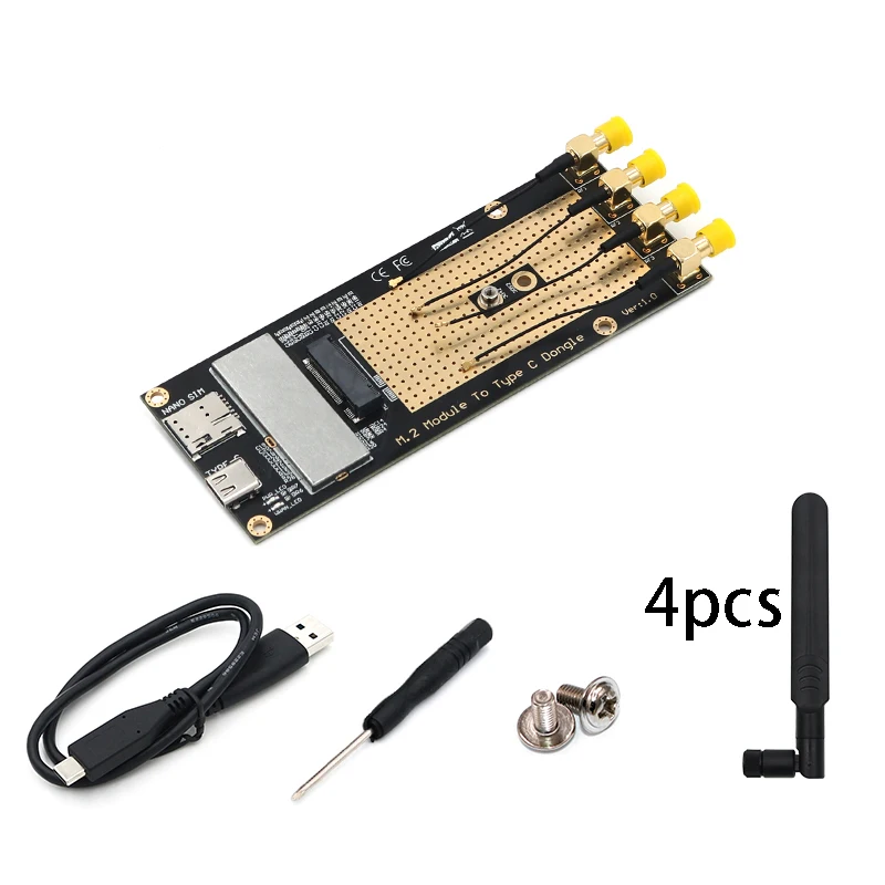 M.2 To Type-C Adapter Ban Cho Sierra EM9190 EM9191 SIM8300G-M2 SIM8200EA-M2 SIM8202G-M2 SIM8202E-M2 FM510-AE 5G Module