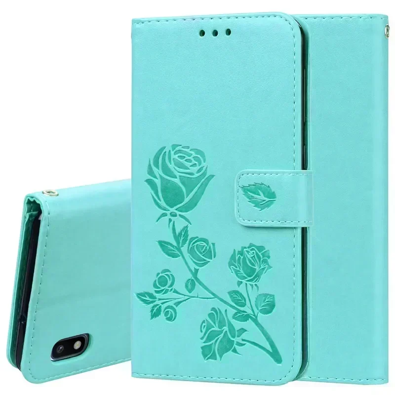 Rose Flower Leather Case For Samsung Galaxy S8 S9 Plus S7 S6 Edge S5 S4 J3 J5 J7 A3 A5 J1 2016 2017 J2 Grand Prime Flip Cover