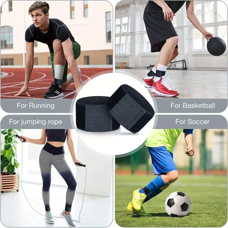 New 4/2PCS Adjustable Shin Guard Fixed Bandage Tape Soccer Shin Pads Prevent Drop Off Elastic Sports Bandage Safety Legwarmers