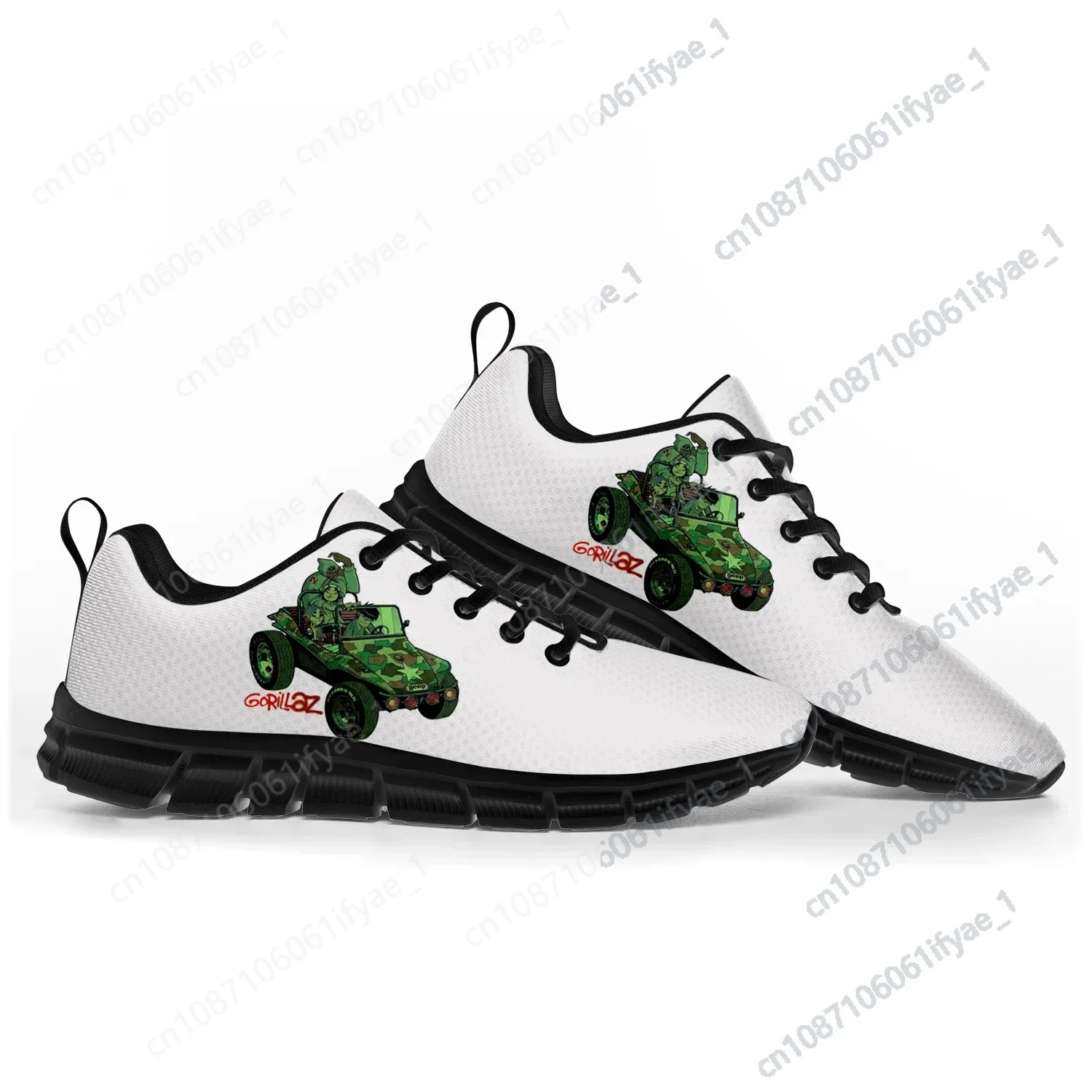 

Gorillaz Virtual Rock Band Fashion Sports Shoes Mens Womens Teenager Kids Children Sneakers Custom High Quality Couple Shoes