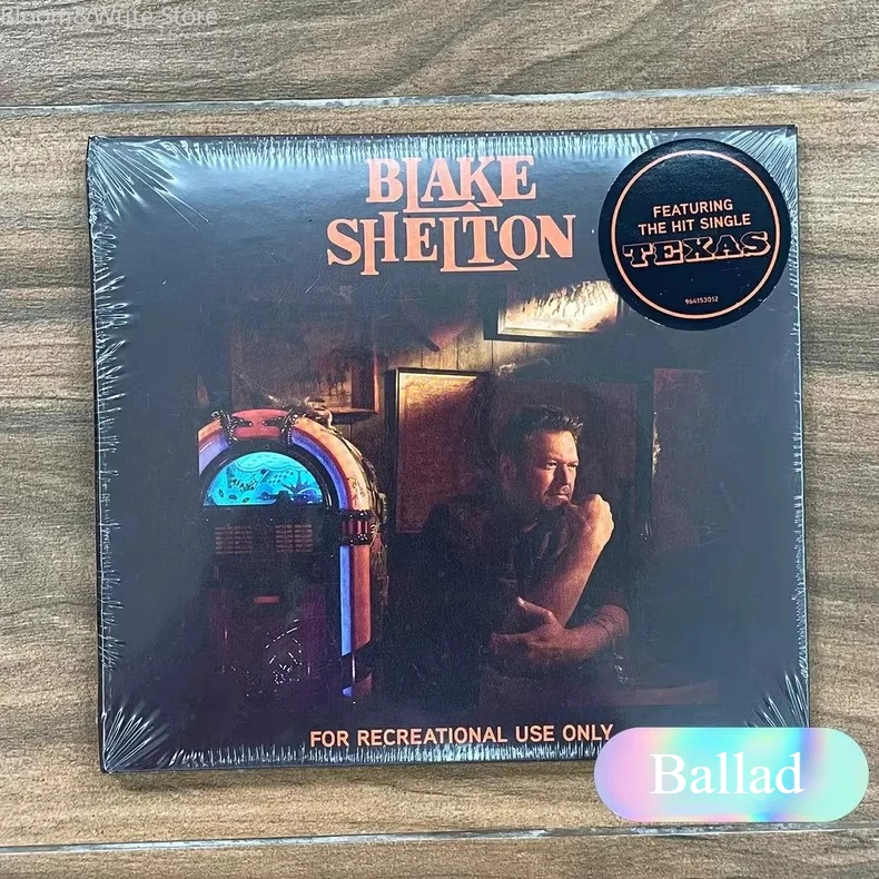 

Country Music Blake Shelton Music CD for Recreational Use Only Album The Keys Music Record Walkman Car Soundtracks Box Gifts