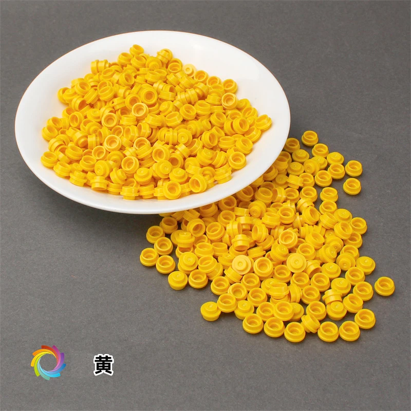 Compatibel met LEGO 6141 Plaat 1x1 Ronde Bakstenen Speelgoed DIY Onderdelen Moc Transparant Blauw Bouwstenen 4073 Oceaan Zeewater huis - afbeelding 1