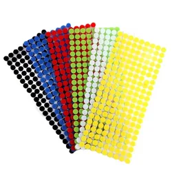 10-20MM Self-Adhesive Fastener Tape Dots Sticker Hook And Loop Double Stick Tape Strong Round Nylon Stickers 100Pairs