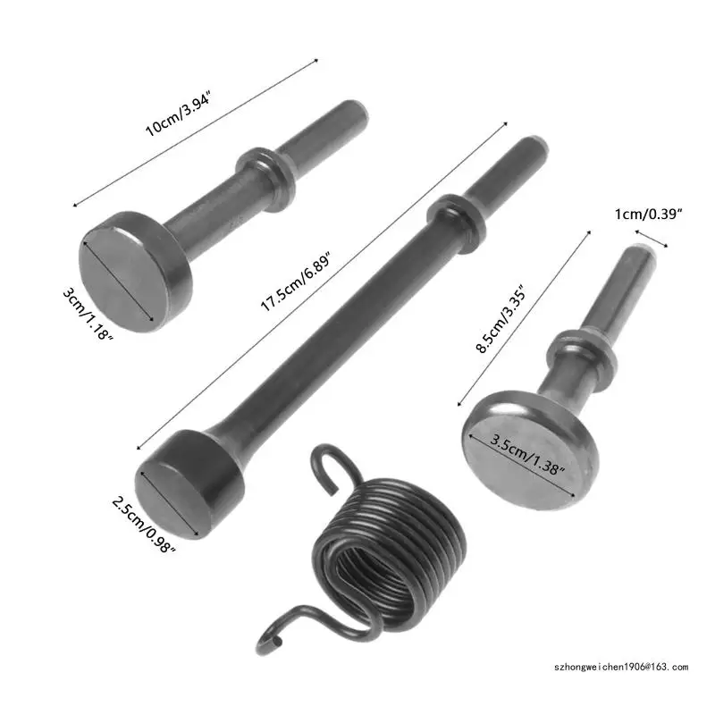 28GF 4 ชิ้น/เซ็ตปฏิบัติ Smoothing PNEUMATIC Bit PNEUMATIC Rivets สำหรับรถยนต์