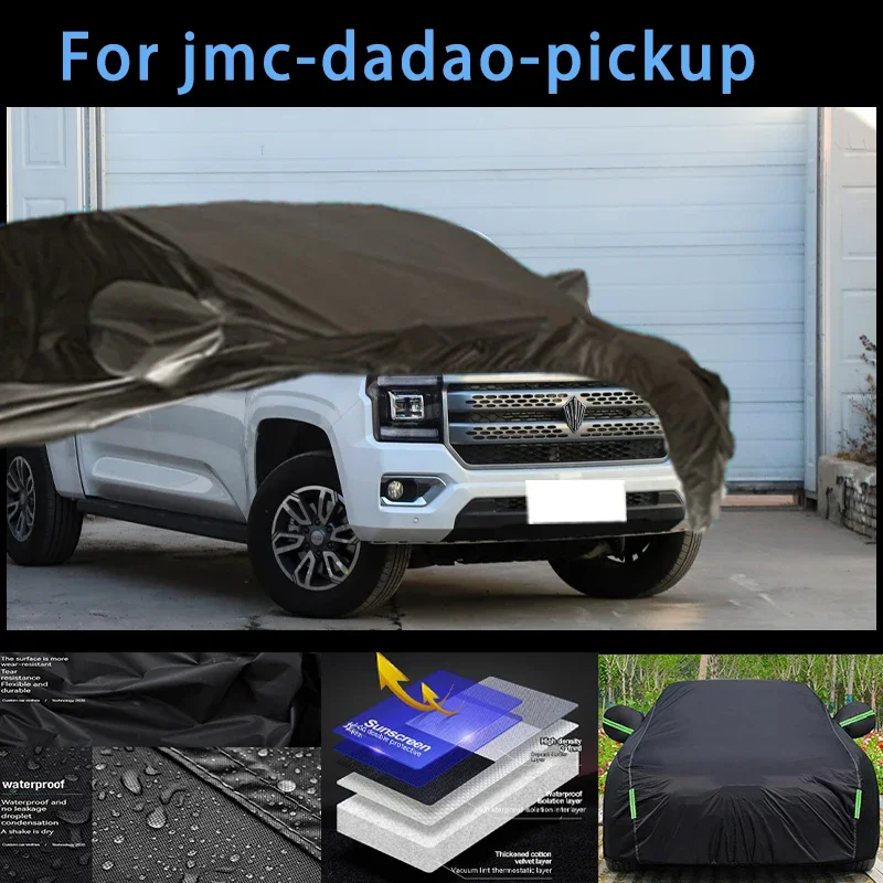 

For jmc-dadao-pickup Outdoor Protection Full Car Covers Snow Cover Sunshade Waterproof Dustproof Exterior Car accessories