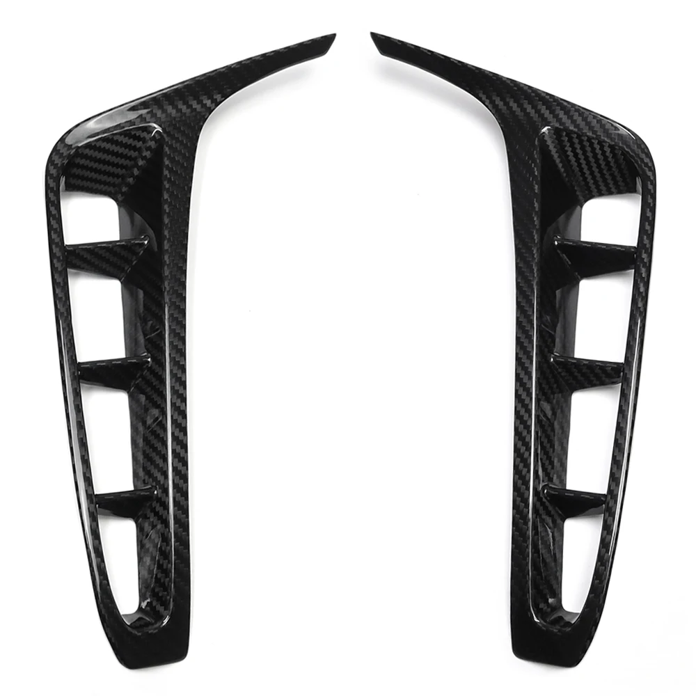 

For Corvette C8 Z06 2020 2021 2022 2023 2024 2025 Rear Diffuser Side Vent Frame Dry Carbon Fiber Exterior Accessories Stick-on
