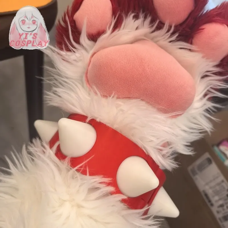 Yis تأثيري مخصصة Fursuit برشام سوار ل باو فروي Kigurumi تأثيري كيمونو اليدوية سماعات الوحش #3