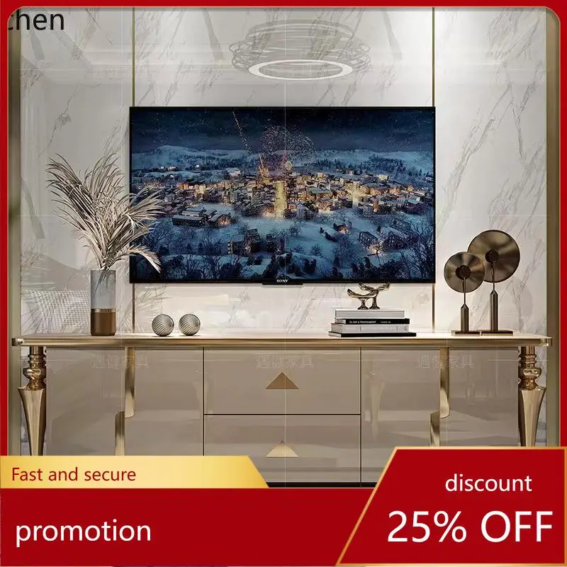 

YFY Light Luxury TV Cabinet Simple Living Room Floor Cabinet Lacquer