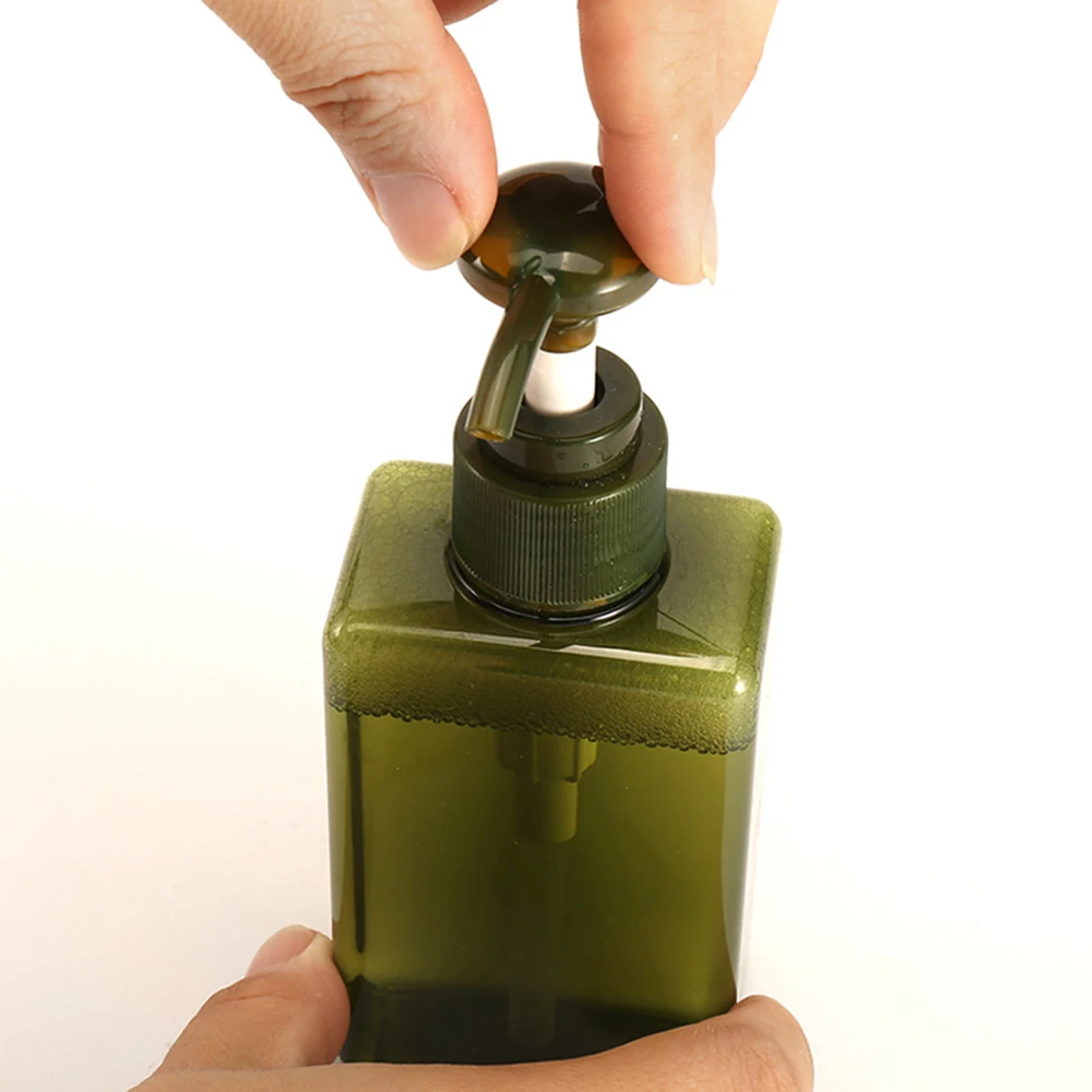 

450ml Lotion Bottle Empty Pump Shampoo Containers Soap Dispenser Travel Cosmetics Liquid Holder Plastic Packaging