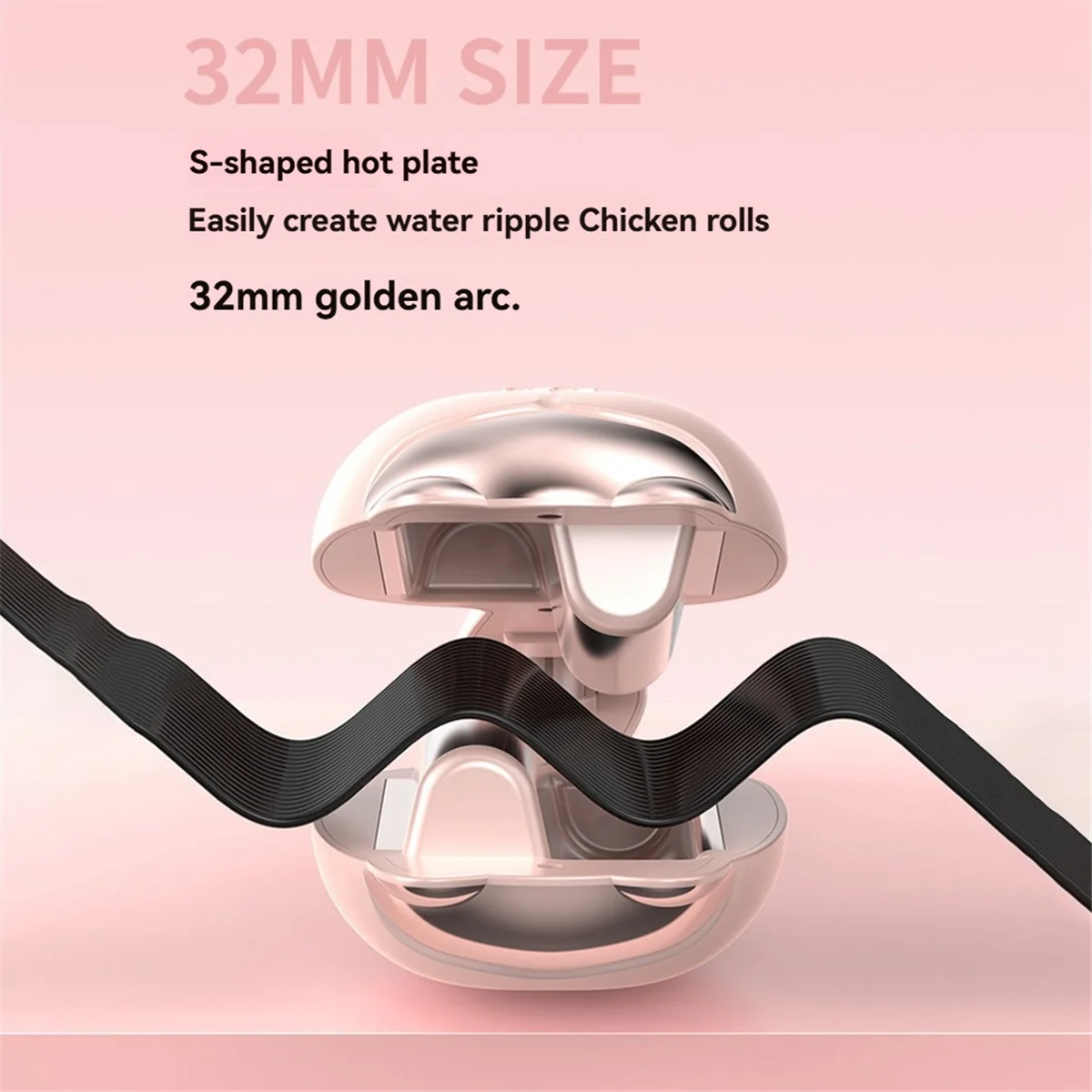 ABPO القط مخلب الشباك الحديد 32 مللي متر الذهبي قوس S-شكل لوح تسخين 30 ثانية إلى الحرارة 5 ثانية لتشكيل الأرجواني الاتحاد الأوروبي التوصيل