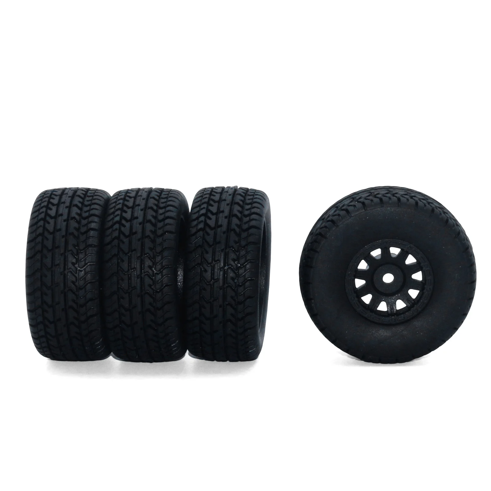 

Arrma 1/14 Mojave Grom All-Terrain Tire Upgrade Set | 4 Pieces of 65mm Wear-Resistant Rubber Tires | 12mm Hex Original Replacement Part (Ara550116)