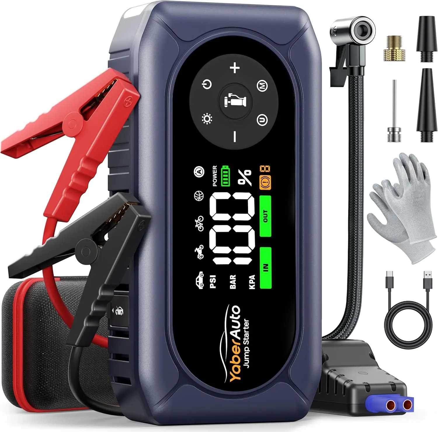 9-In-1 Jump Starter…
