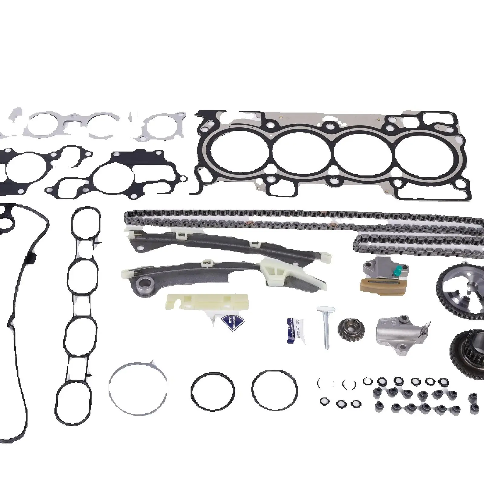 

Комплект прокладок головки блока ГРМ для Nissan Sentra 2007-2012 13028-EN20B Полный комплект прокладок