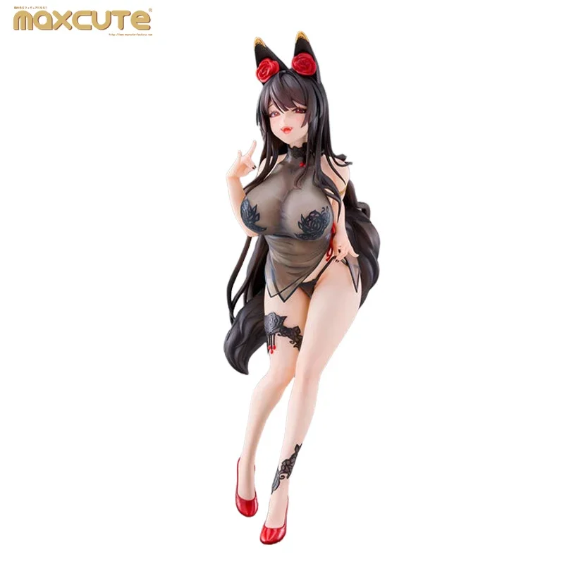 

Фигурка из аниме Maxcute, оригинальная девушка-лиса, бара, экшн-фигурка из ПВХ, 28 см, Коллекционная модель куклы, статуэтка, орнамент, игрушки, подарки