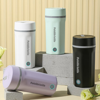 500ml Mini Electric Kettle Portable Stainless Steel Fast Boiling Water Heater for Travel Home Instant Noodle Pot Hot Water Cup