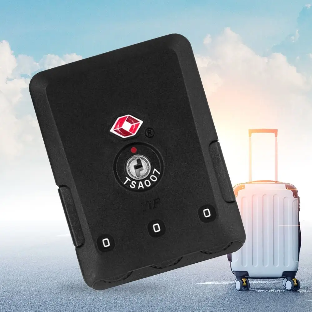 Durable TSA 3 Digit Combination Lock Security Tool Padlock Customs Password Lock Lock Catch Cabinet Locker Travel