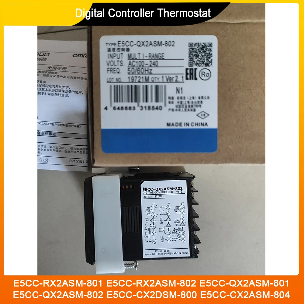 New E5CC-RX2ASM-801/802 E5CC-QX2ASM-801/802 E5CC-CX2DSM-800 E5CC-CX2ASM-804 Digital Controller Thermostat Order Remark Model