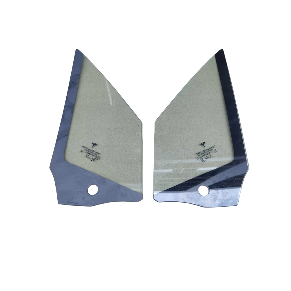 Door Side Glass Triangle Glass Door Quarter Vent Glass Assy 1108157-00-D Original Car Parts For Tesla Model X