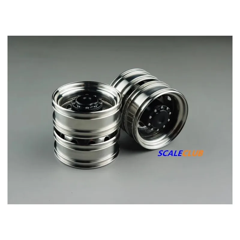 Scaleclub 1:14 Drag Head Mud Head General Upgrade Metalowa Tylna Piasta Do Tamiya Rc Truck Trailer Tipper Do Scania Man Parts