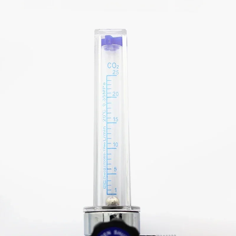 Argon CO2 przepływomierz spawanie MIG CO2 Regulator argonu przepływomierz do spawania Mig Tig 1-25L/min, M14 * 1.5 przyłącze wlotu Regulator spawania