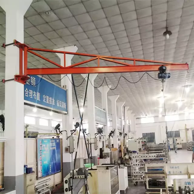 1 Tons Mobile Jib Crane For Moving Granite Marble Limestone Slabs Stone