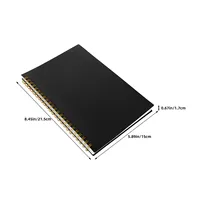 2Pcs Blank Horizontal Lined Ledger Book PP Cover Home Office Business Budget Tracking Expense Log Notebook Income Expense Record 5