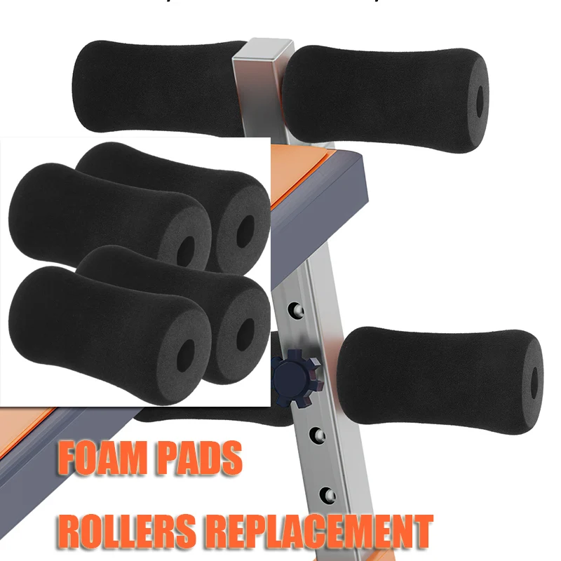 

4 Pcs Foot Pad Roller Buffer Tube Sleeve Foam Tubes for Padding Equipment Exercise Mat Pads Fitness Knee Component Rollers New