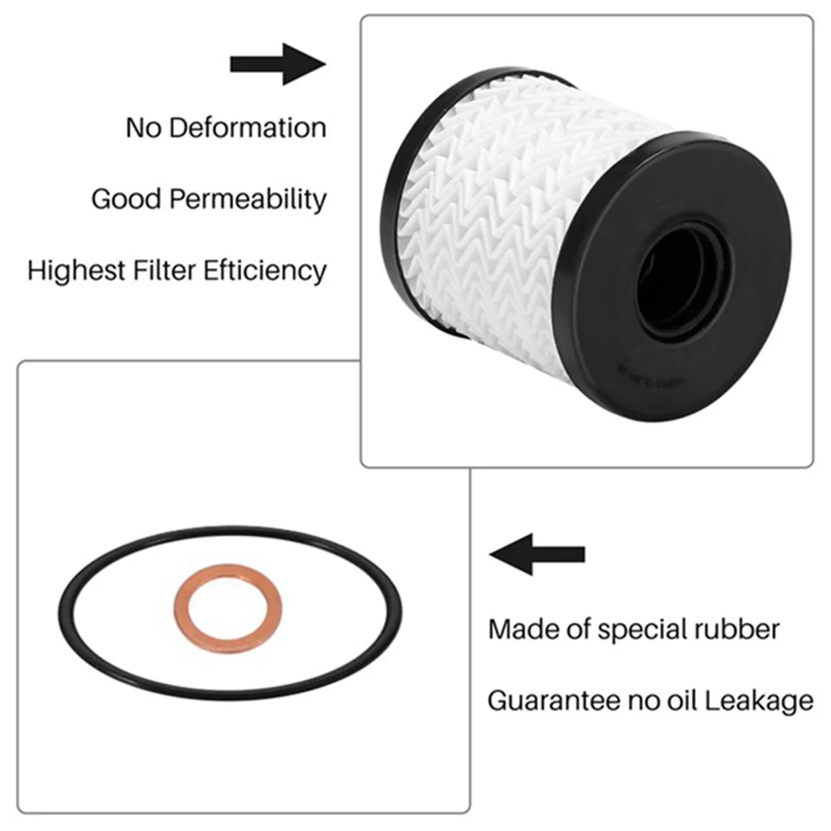 Filtr oleju silnikowego X-T z O-ringiem do BMW Mini Cooper R55 R56 R57 R58 R59 R60 R61 11427622446