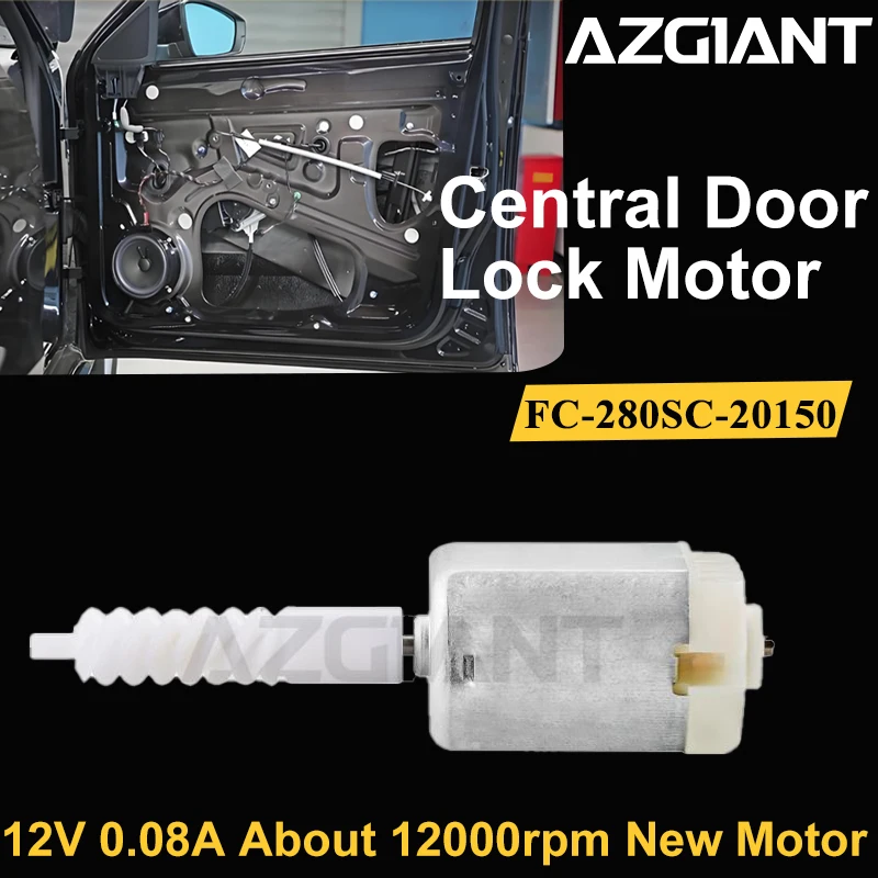 AZGIANT Car Door lock with adjusting motor For Honda S2000 AP2/Accord MK6/Insight Toyota Sequoia/Estima/FunCargo car accessories