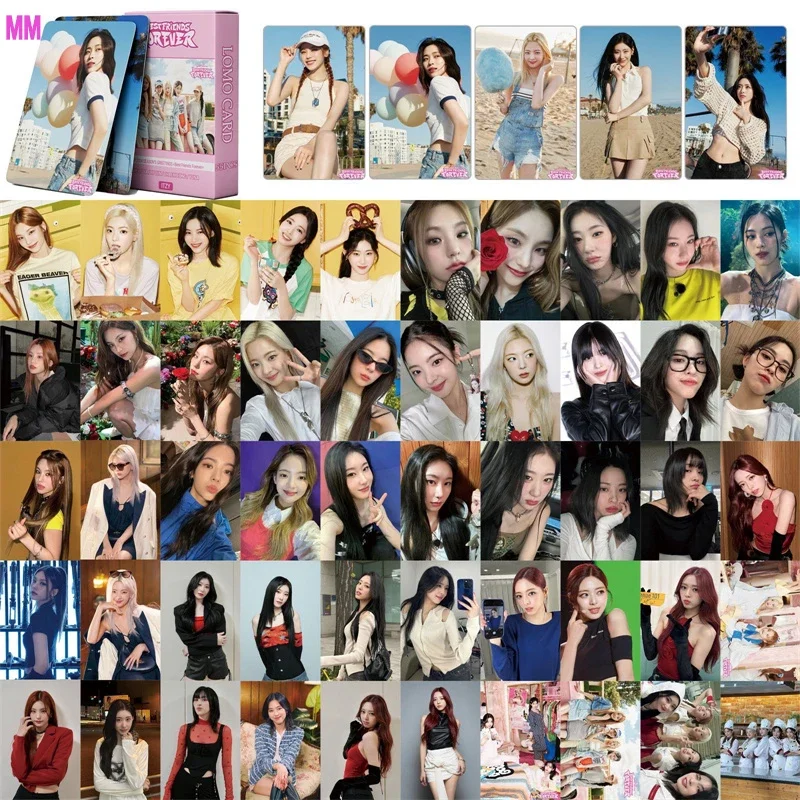 55 قطعة/المجموعة/مجموعة بطاقة صغيرة رائعة ألبوم KPOP ITZY ولد ليكون بطاقة LOMO YUNA YEJI Lia RYUJIN CHAERYEONG بطاقة بريدية هدية بطاقة صور