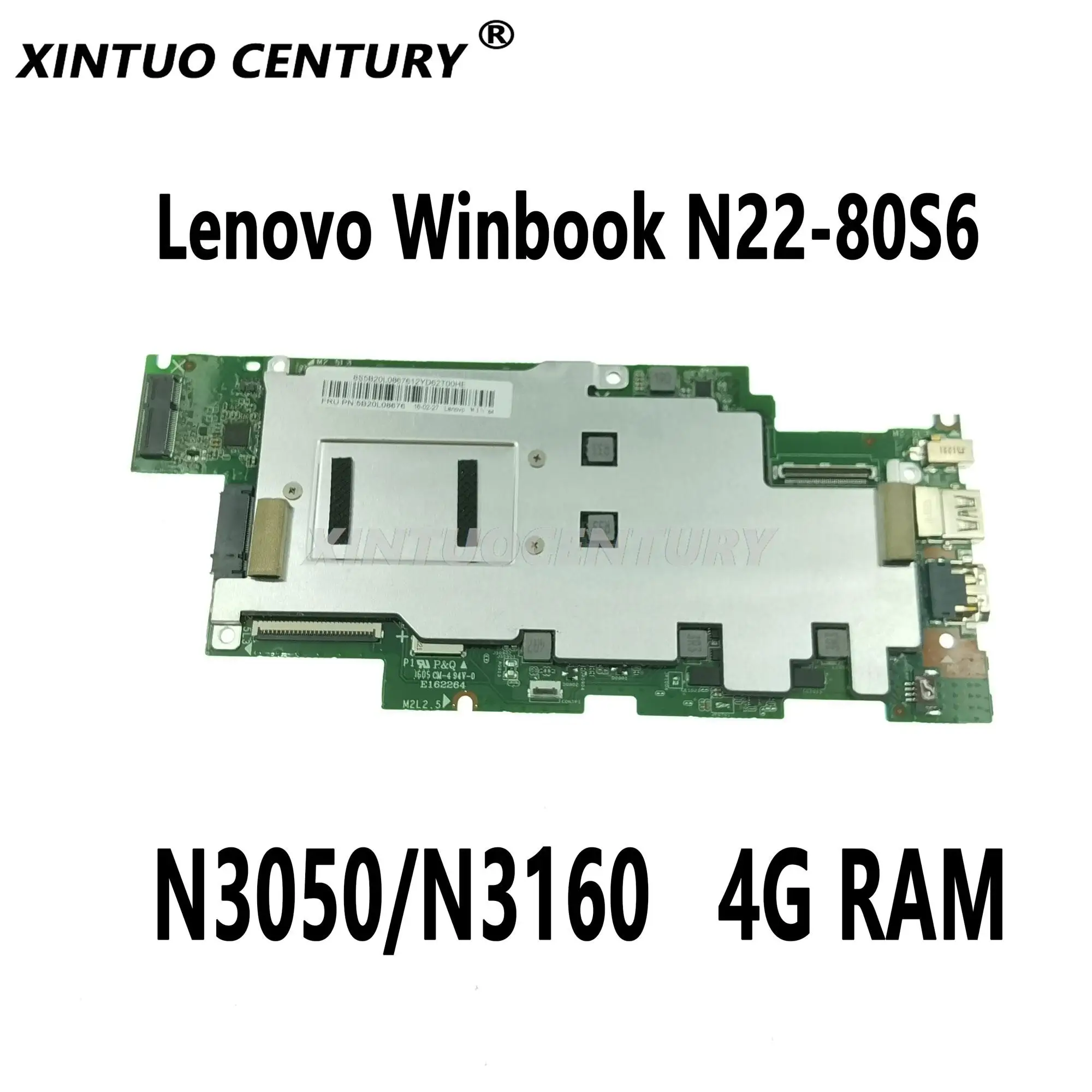 

5B20L08676 5B20L76088 for Lenovo winbook N22 N22-80S6 Laptop motherboard 1502B-01-01 with N3050/N3160 CPU 4G RAM 100% tested