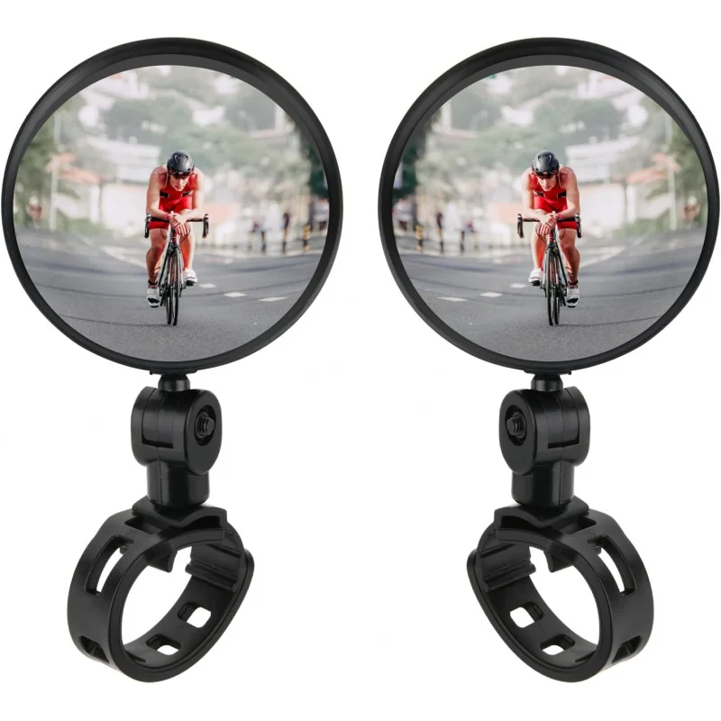

2 шт. регулируемое зеркало, универсальное зеркало заднего вида для руля, широкоугольные защитные зеркала для велосипедов, дорожный горный велосипед