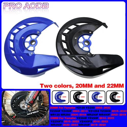 Cubierta protectora de disco de freno delantero para moto de cross, cubierta para Yamaha YZ125, YZ250, YZ250F, YZ450F, YZ250FX, YZ125X, YZ250X, WR 125, 250, 250F, 450F