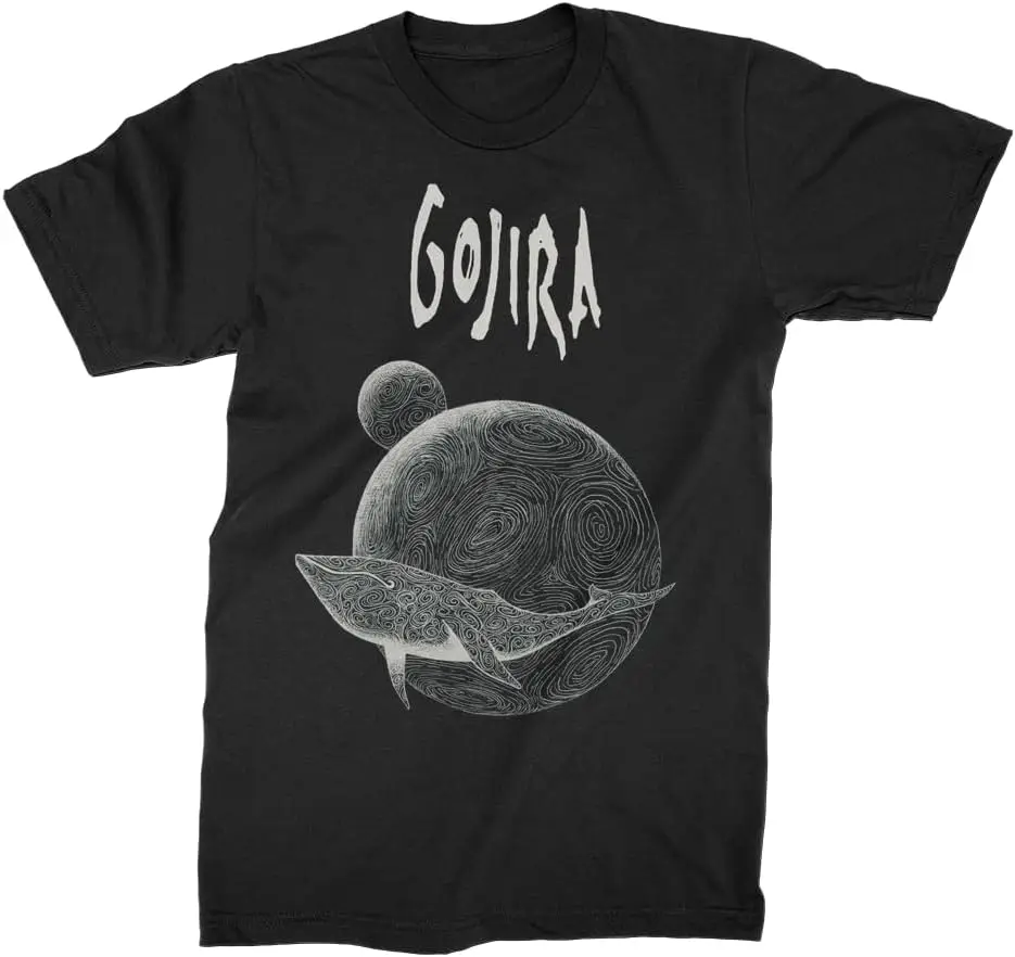 Gojira from Mars to Sirius Mens Black Short Sleeve T Shirt 00s Heavy Metal Graphic Tees