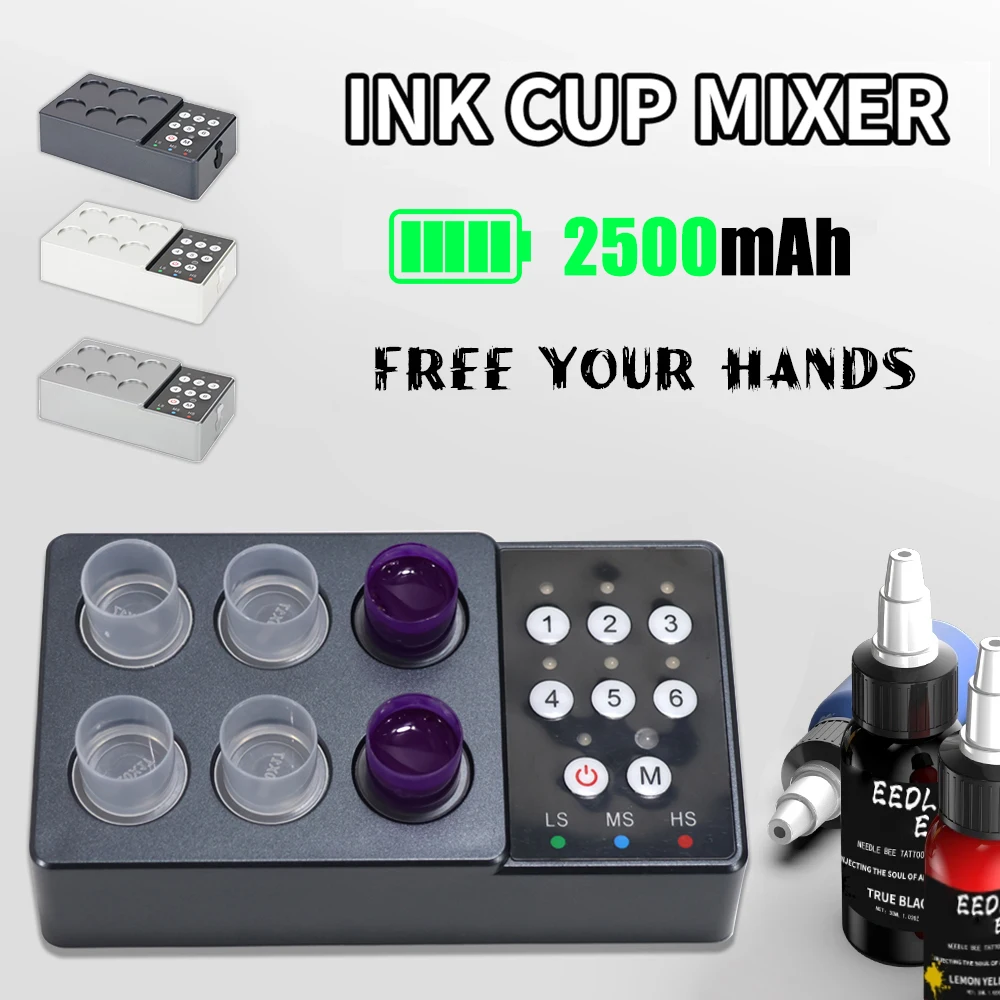 

Anti-sedimentation Tattoo Ink Pigment Stirrer Ink Mixer Lab Mixing Nail Polish Eyelash Adhesives Vortexer for tattoo supplies