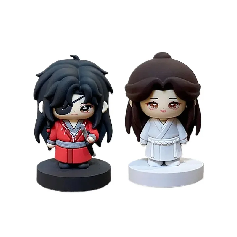 Anime Tian Guan Ci Fu Action Figure Hua Cheng Xie Lian Pvc Solt Plastic Hualian 3D Ornaments Toy Gifts